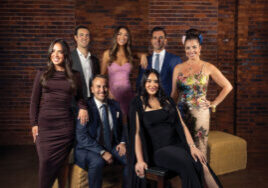 Top five from left: Gabriella Accardi Wichman, Garrett Greco, Gianna Accardi Griffith, Maximilian Chillura, Andrea Gonzmart Williams. Bottom center: Drew Newman, Tina Pepin
