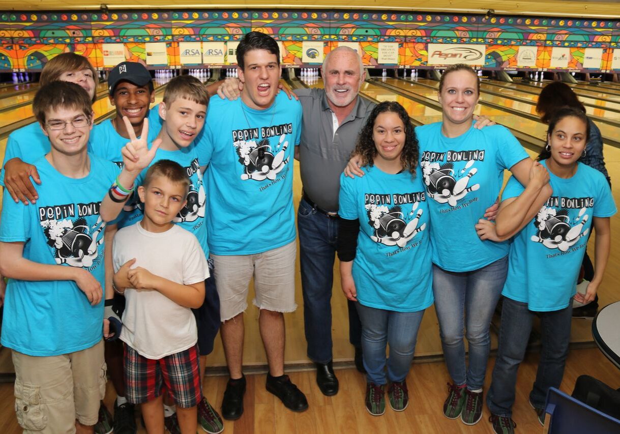 tp with kids bowling